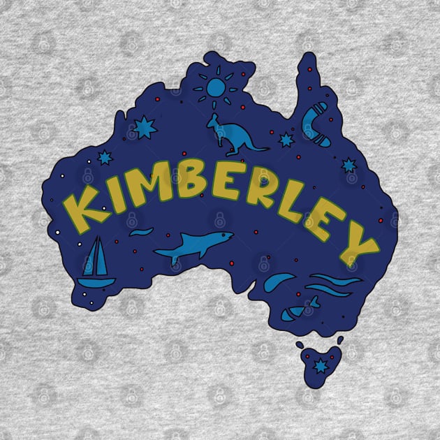 AUSTRALIA MAP AUSSIE KIMBERLEY by elsa-HD